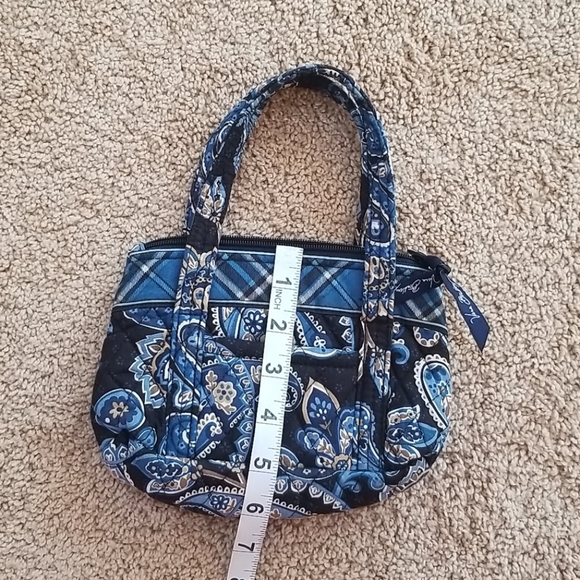 VERA BRADLEY Navy Paisley Print Small Purse - Picture 8 of 8